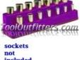 Mechanics Time Saver 1489 MTS1489 3/8 in. Drive 14 Hole Purple Impact Socket Holder
Model: MTS1489
Price: $17.54
Source: http://www.tooloutfitters.com/3-8-in.-drive-14-hole-purple-impact-socket-holder.html