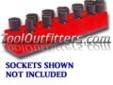Mechanics Time Saver 981 MTS981 3/8 in. Drive Universal Red 11 Hole Impact Socket Holder 9-19mm
981
11-Hole Socket Holder 9 thru 19 mm sizes
Features and Benefits:
This 11-hole design is intended for use with Metric swivel impact sockets: 9 thru 19 mm.