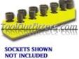 Mechanics Time Saver 983 MTS983 3/8 in. Drive Universal Yellow 11 Hole Impact Socket Holder 9-19mm
Model: MTS983
Price: $17.28
Source: http://www.tooloutfitters.com/3-8-in.-drive-universal-yellow-11-hole-impact-socket-holder-9-19mm.html