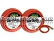 "
Apache 91009381 APH91009381 3/8"" Multipurpose 300 # Air Hose Promo Pack
Features and Benefits:
Reinforced red rubber air hose offers, durability and kink resistance
Black vinyl bend restrictors on each end for longer hose life by couplings
Abrasion and
