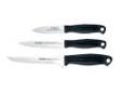 "
Kershaw 9920-3 3 PC CUTLERY SET
Get a grip on the most comfortable knives around with the 9900 series kitchen cutlery. The unique, co-polymer handle provides incredible comfort and a sure grip. Each double injection- molded handle is a combination of