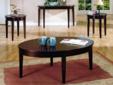 3 Pc. Occasional Table Set
Product ID F3052
Coffee Table : 48" x 32"
End Table: 22" dia.
PLEASE VISIT US AT www.lvfurnituredirect.com OR CALL FOR MORE INFO (702) 221-9880
* FREE DELIVERY.
* 90 DAYS SAME AS CASH.
* SPECIAL FINANCING AVAILABLE.
SHOWROOM