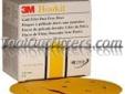 "
3M 01083 MMM1083 3Mâ¢ Hookitâ¢ Gold Disc D/F 236U, 6"", P80C, 75 discs
7 holes for dust-free sanding. Use for shaping plastic filler, removing paint around damaged area and scratch refinement of bare metal. Recomended backup pad (part number 05865).