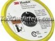 "
3M 05756 MMM5756 3Mâ¢ Hookitâ¢ Low Profile Disc Pad, 6""
Specially designed for use with 6 in. Hookitâ¢ discs. Low profile design provides better leveling and faster removal rates when flat sanding. Pad is made with a medium density foam and has a blunt