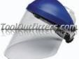 "
3M 82783 MMM82783 3Mâ¢ Ratchet Headgear H8A and WP96 Faceshield
Features and Benefits:
Complete headgear and faceshield unit
High-strength thermoplastic crown protector
Easy Changeâ¢ windows
Anti Fog Coating
Meets ANSI Z87.1-2003
A combination headgear