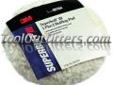 "
3M 05704 MMM5704 3Mâ¢ Superbuffâ¢ Buffing Pad, 9""
Double Sided Blended Wool Compounding pad used to refine P1200 and finer sand scratches and other paint surface defects. For use with 3Mâ¢ Compounds and 3Mâ¢ Adaptor, PN 05710. Proven performer.
"Price: