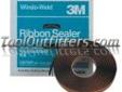 "
3M 8610 MMM8610 3Mâ¢ Window-Weldâ¢ Round Ribbon Sealer, 1/4"" x 15'
Features and Benefits:
Contains one roll of sealer and setting blocks
Its unique feature of controlled compressibility allows easy installation yet will not squeeze out or allow lite to