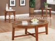 3PC Brown Occasional Table Group
Product ID#701512
Description: 
3pc Brown occasional table group, features sleek styled
legs and clear glass top.
Dimensions:
End Table:
24"l x 24"w x 22"h
Coffee Table:
50"l x 30"w x 19"h
PLEASE VISIT US AT