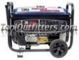 Eastern Tools and Equipment TG32P12 EASTG32P12 4000 Watt Portable Gasoline Generator
Features and Benefits:
ETQ 207cc 7 HP OHV engine with low shut off oil protection
Easy pull recoil start
ETQ's Sine Powerâ�¢ delivers clean and steady current ideal for