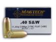 Newly manufactured by Magtech Ammunition, this product is excellent for target practice and range training. Each reloadable round boasts a brass casing, full metal jacket bullet, a boxer primer, and non-corrosive propellant. Since 1926 Magtech ammunition