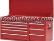 "
Waterloo WCH-418RD-L WATWCH-418RD-L 41"" Wide 8-Drawer Chest with Drawer Liners - Red
This 8-drawer chest with non-slip drawer liners is a perfect complement to our WCA-4111RD-L cabinet. It allows the storage of almost 50% more tools in the same compact