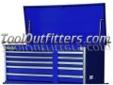 "
International Tool Box NR4210BL ITBNR4210BL 42"" 10 Drawer Chest with Roller Bearing Slides - Blue
Features and Benefits:
Ball bearing slides on all drawers
Double wall steel construction
High gloss powder coat scratch resistant paint
Extruded aluminum