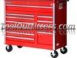 "
International Tool Box NR4211 ITBNR4211 42"" 11 Drawer Cabinet with Roller Bearing Slides - Red
Features and Benefits:
Includes 1 full width drawer and 5" casters
Heavy duty 14 gauge undercarriage for heavier loads
Includes non skid drawer liners
High
