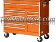 "
International Tool Box NR4211OR ITBNR4211OR 42 in. 11 Drawer Cabinet with Roller Bearing Slides - Orange
Features and Benefits:
42" 11 drawer cabinet with roller bearing slides, 1 full width drawer & 5" casters
Heavy duty 14 gauge undercarriage for