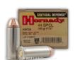 Reliable and controlled expansion, regardless of the target, every time. Hornady Critical Defense ammunition is loaded with Hornady's patented Flex Tip bullet. Unlike most hollow point bullets, the Flex Tip bullet features a soft polymer insert that