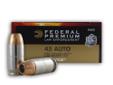 Federal's Premium Law Enforcement HST line of JHP duty ammunition offers massive expansion! This duty load has a pre-skived bullet tip which causes the bullet to expand into large petals that cause a large permanent wound cavity. The unique design of this