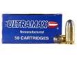 "
Ultramax 45R2 45 Auto 230Gr. Round-Nose Lead
The foundation upon which Ultramax built in 1986 remains the same. They are dedicated to provide a top quality product manufactured to exacting standards of performance at a fair market value. Hard work,