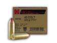 45 Long Colt ammo in stock! Hornady's FTX LEVERevolution line is a custom grade ammunition that will deliver dramatically flatter trajectories for downrange energy increases and greater terminal performance. It features up to 40% more energy and 250 fps