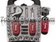 "
Titan 18020 TIT18020 45 PIece 1/4"" and 3/8"" Drive Stubby Hand Tools Set
Features and Benefits:
(1) 1/4â and 3/8â Ratchet; (1) Stubby Wrench
(1) High torque ratcheting screwdriver
Chrome plated carbon steel sockets
(1) Extension bar
(12) Chrome