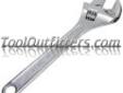 "
K Tool International KTI-48004 KTI48004 4"" Adjustable Wrench
Features and Benefits:
Manufactured with drop-forged, heat-treated alloy steel for maximum strength and light weight
Chrome plated
Jaw capacity: 1/2"
"Price: $6.59
Source: