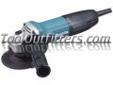 "
Makita GA4030K MAKGA4030K 4"" Angle Grinder with Case
Small Diameter Barrel Grip (Only 2-1/4"")
Powerful 6.0 AMP motor delivers 11,000 RPM for the most demanding applications
Small diameter barrel grip (only 2-1/4"") for added comfort
Labyrinth