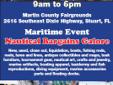 The 4th Annual Martin County Nautical Flea Market & Seafood Festival will be held November 2-4, 2012 at the Martin County Fairgrounds 2612 SE Dixie Highway, Stuart Florida.urn:schemas-microsoft-com:office:office" />
Â 
Join over 200 marine, fishing,