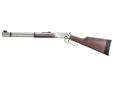 The Walther Lever Action is a 630 feet per second pellet rifle with an 8-shot rotary magazine. This CO2 powered air rifle has a rifled blued barrel and receiver and is crafted with elegant hard wood that is sleekly formed with a classic straight stock.