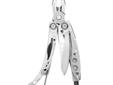At a mere five ounces the full-size multi-tool from Leatherman features a stainless steel blade, pliers, bit driver and carabiner/bottle openerâthatâs it. Only the most necessary multi-tool features, because sometimes thatâs all you need. Removable pocket