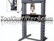 "
AmerEquip 212150 AMQ212150 50 Ton Manual Shop Press with Air Assist
Amerequip presses are made In the USA. The frames are welded for stability. The 10,000 PSI pump easily operates 2"" diameter ram with both a high volume and high pressure operation. The