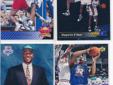 This is a 510 card set of 1992-93 Upper Deck Ultra basketball cards. These are a complete set from series 1 and 2. Four standout cards are in hard cards with soft sleeve.
Standout cards are:
Shaquille O'Neal #1 Draft Pick
Shaquille O'Neal #424 (All-Star