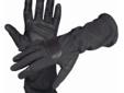 Constructed of goatskin leather palms and sewn with abrasion, cut and heat-resistant nylon thread. Elasticized wrist keeps gloves taut, while elasticized gauntlet keeps out foreign objects and prevents snagging. Cut-ring stitching allows optional removal