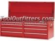 "
Waterloo PCH-528RD-L WATPCH-528RD-L 52"" Wide 8-Drawer Chest with Drawer Liners - Red
This 8-drawer chest is a perfect complement to our PCA-5211RD cabinet. It allows the storage of almost 50% more tools in the same compact footprint. Equipped with