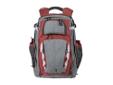 5.11 Tactical Covrt 18 Backpack Code Red/Steel Gray. Functionality You'll find everything you need in this lightweight pack including a hidden ambidextrous BBS Weapons pocket, removable hidden agenda identification panel, concealed R.A.C. (Roll-down