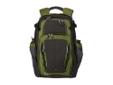 5.11 Tactical Covrt 18 Backpack Mantis Green/Dark Oak. Functionality You'll find everything you need in this lightweight pack including a hidden ambidextrous BBS Weapons pocket, removable hidden agenda identification panel, concealed R.A.C. (Roll-down