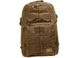 Finish/Color: Dark EarthFrame/Material: SoftModel: Rush 24Size: 20x12x7Type: Backpack
Manufacturer: 5.11, Inc.
Model: 58601
Condition: New
Price: $94.15
Availability: In Stock
Source:
