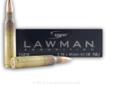 Looking for AR-15 Ammo? Speer Lawman ammunition is targeted to meet the needs of the law enforcement community's training needs. This ammunition is boxer-primed, brass-cased, non-corrosive, and reloadable.
Manufacturer: Speer
Model: 24459
Condition: New