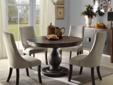 5 Pc.Dandelion Dining Collection
Product ID#2466-48
Traditional does not need to mean old and stuffy. Take the gracefully turned pedestal base and sweeping arm of the accenting chairs of the Dandelion Collection, and traditional takes on a whole new