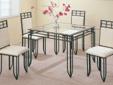 5 pc.Matrix Dining Set in Black Finish
Description
Product ID 8225
Table 38" x 38"
Chair 36"h
PLEASE VISIT US AT www.lvfurnituredirect.com OR CALL FOR MORE INFO (702) 221-9880
* FREE DELIVERY.
* 90 DAYS SAME AS CASH.
* SPECIAL FINANCING AVAILABLE.