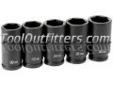 "
Grey Pneumatic 1705SN GRE1705SN 5 Piece 1/2"" Drive 6 Point Spindle Nut Socket Set
Features and Benefits
Made of high quality steel (chrome-molybdenum)
Packaged in a molded storage case
Lifetime warranty
These sockets are designed specifically to remove