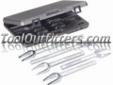 "
OTC 6299 OTC6299 5 Piece Separater Set
Features and Benefits:
Features the popular "pickle forks" in a blow molded case
Used to remove shock linkage, tie rods, and ball joints
Also great for general service on many cars and light trucks
Set includes:
