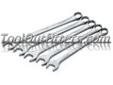 "
S K Hand Tools 86041 SKT86041 5 Piece SuperKromeÂ® Metric Long Pattern Combination Wrench Set
Features and Benefits:
SuperKromeÂ® finish provides long life and maximum corrosion resistance
SureGripÂ® hex design drives the side of the fastener, not the