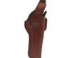"
Bianchi 10245 5BHL Leather Holster Tan, Size 10, Right Hand
The original thumbsnap holster, designed by Bianchi more than 30 years ago, this holster design has proven itself for carrying long barreled revolvers in the field, and is equally adept in