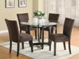 5PC stylish Dining Set Finished in a Deep Cappuccino.
Product ID#101496
101496 Chair 24"L x 19"D x 38"H
101490 Table 48" Dia x 30"H
PLEASE VISIT US AT www.lvfurnituredirect.com OR CALL FOR MORE INFO (702) 221-9880
* FREE DELIVERY.
* 90 DAYS SAME AS CASH.
