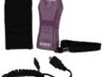 "
Sabre S-1005-PR 600,000V Mini Stun Gun w/Holster Purple
600,000V Mini Stun Gun w/Holster Purple
SABRE 600,000 volt, PURPLE rechargeable stun gun with LED. Wrist strap and holster included. On/Off safety switch, LED and Stun Button. Serial number and 2
