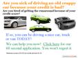 We will strive our best to get you approved despite of your credit score. If you have been given the runaround at other places please give us a try. You will be nicely amazed. We have many late model cars for you to choose from. The awesom thing is it