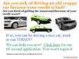 We will strive our best to get you financed regardless of your credit score. If you have been given the runaround elsewhere please give us a try. You will be nicely amazed. We have many late model cars for you to select from. The awesom thing is it only