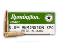 The 6.8 Remington Special Purpose Cartridge was developed with collaboration from members of elite US SOCOM units. Remington's American made brass cased ammo is perfect for training with your 6.8 SPC rifle with its high quality! Manufactured by the