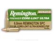 The 6.8 Remington Special Purpose Cartridge was developed with collaboration from members of elite US SOCOM units. Seated in this round specifically, Remington has loaded an Ultra Bonded Core-Lokt PSP bullet to give the shooter incredible accuracy. The