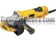 "
Dewalt Tools D28140 DWTD28140 6"" High Performance Cut-Off/Grinder
13.0 Amp/2.3HP, 9,000 rpm DEWALT built G55 (AC) motor designed for faster material removal and higher overload protection
Dual Clutch Protectionâ¢ prevents the gears from stripping and
