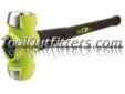 "
Wilton 20630 WIL20630 6 Lb. Head, 30"" BASH Sledge Hammer
Features and Benefits:
Unbreakable Handle Technology and steel core design prevents breaking during overstrikes
Hi-Vis green easily identifiable on jobsite and Flat Head to stand upright for easy